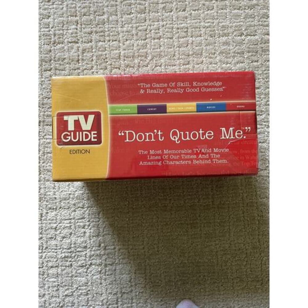 DON'T QUOTE ME TV‎ Guide Edition Game 2004 Wiggles NEW